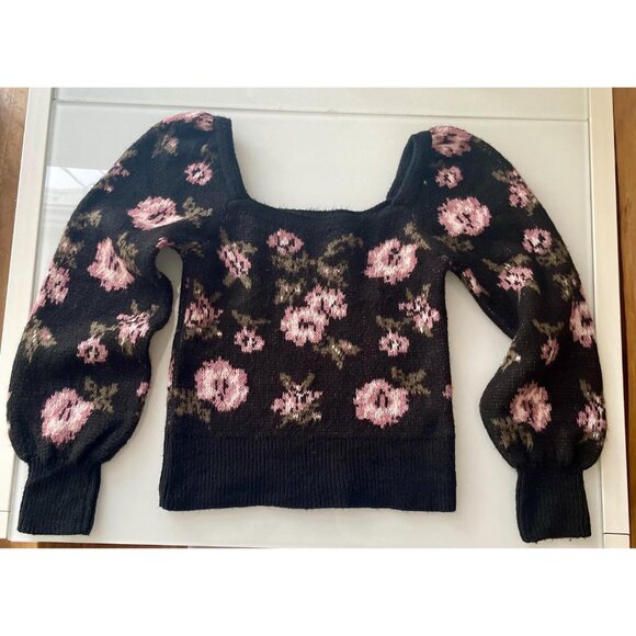 Anthropologie Sweater, Size S, Feminine Floral Sweater - Picture 5 of 12
